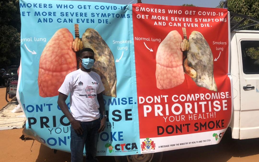 The Gambia launches its second COVID-19 tobacco control caravan
